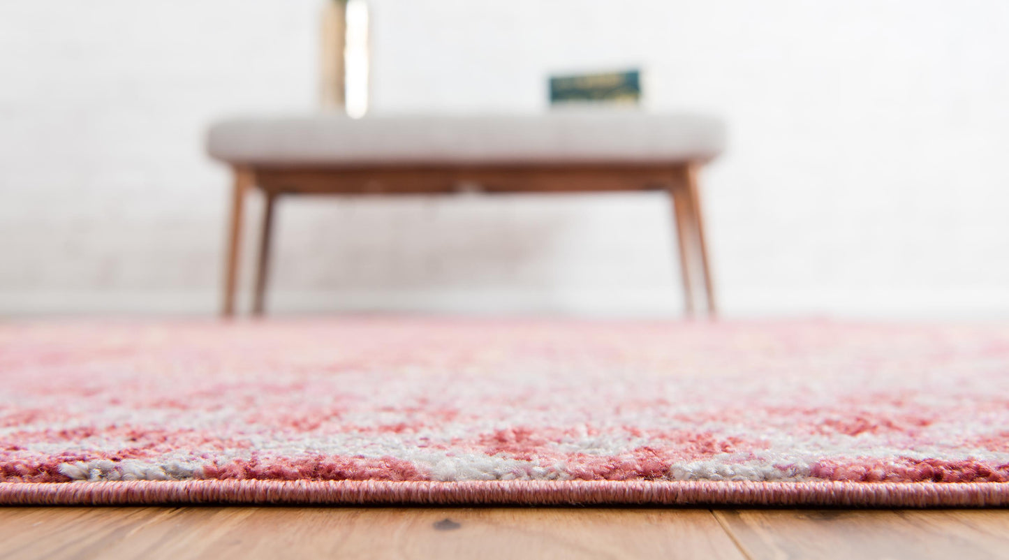 Devan - Rainbow Square Pattern Rug